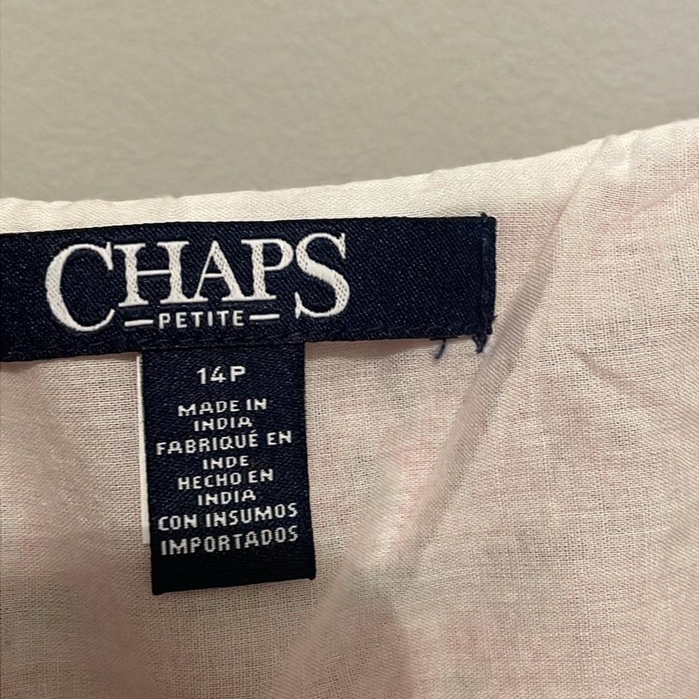 CHAPS BOHO RUFFLE SKIRT SIZE 14P - Picture 6 of 7